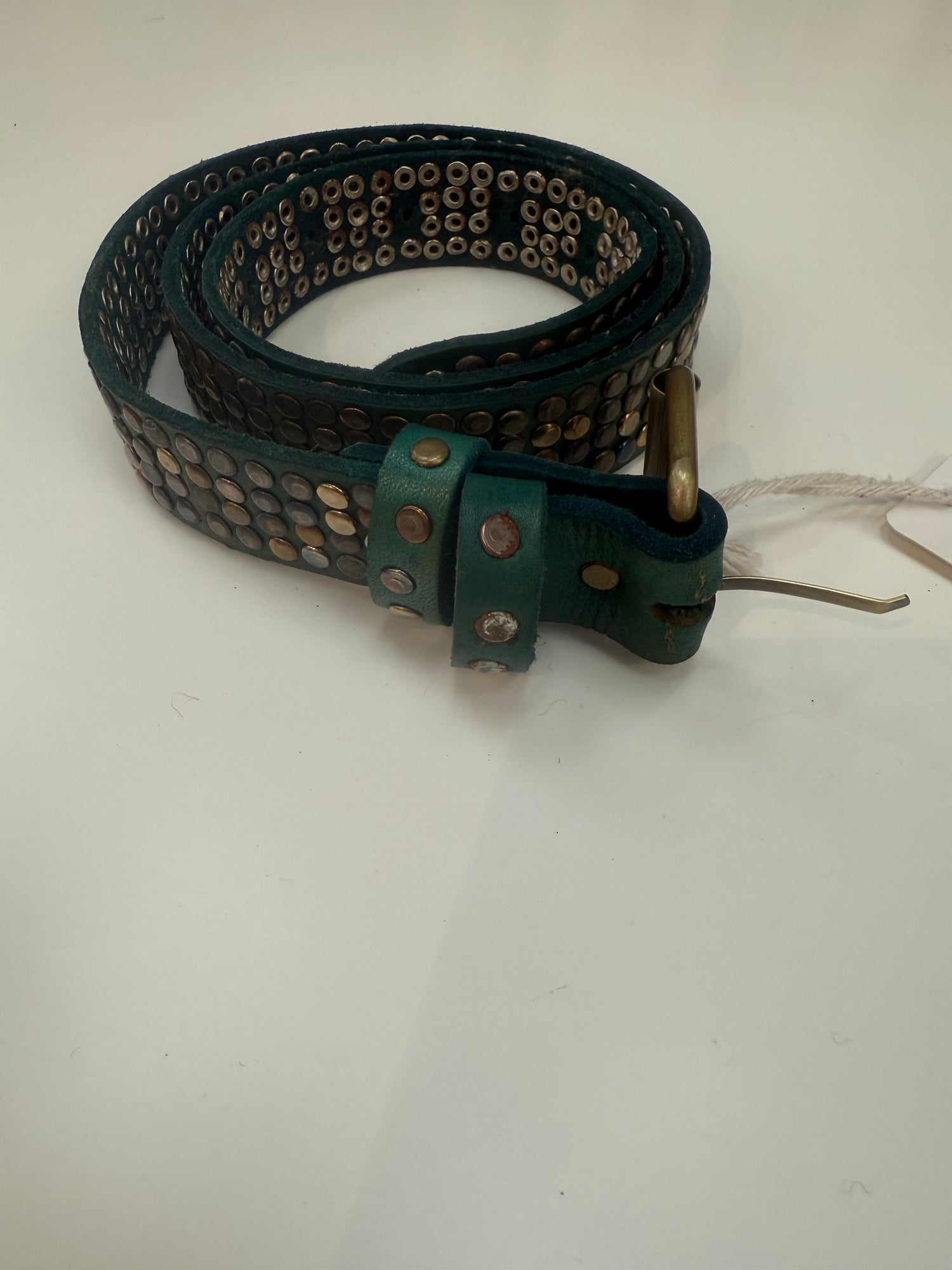 Dark Emerald 4 Stud Belt CLBT020