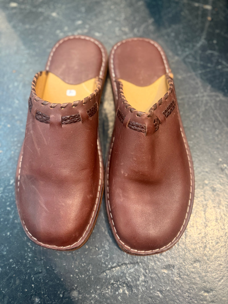 Slipper Shoes Dark Brown SP004