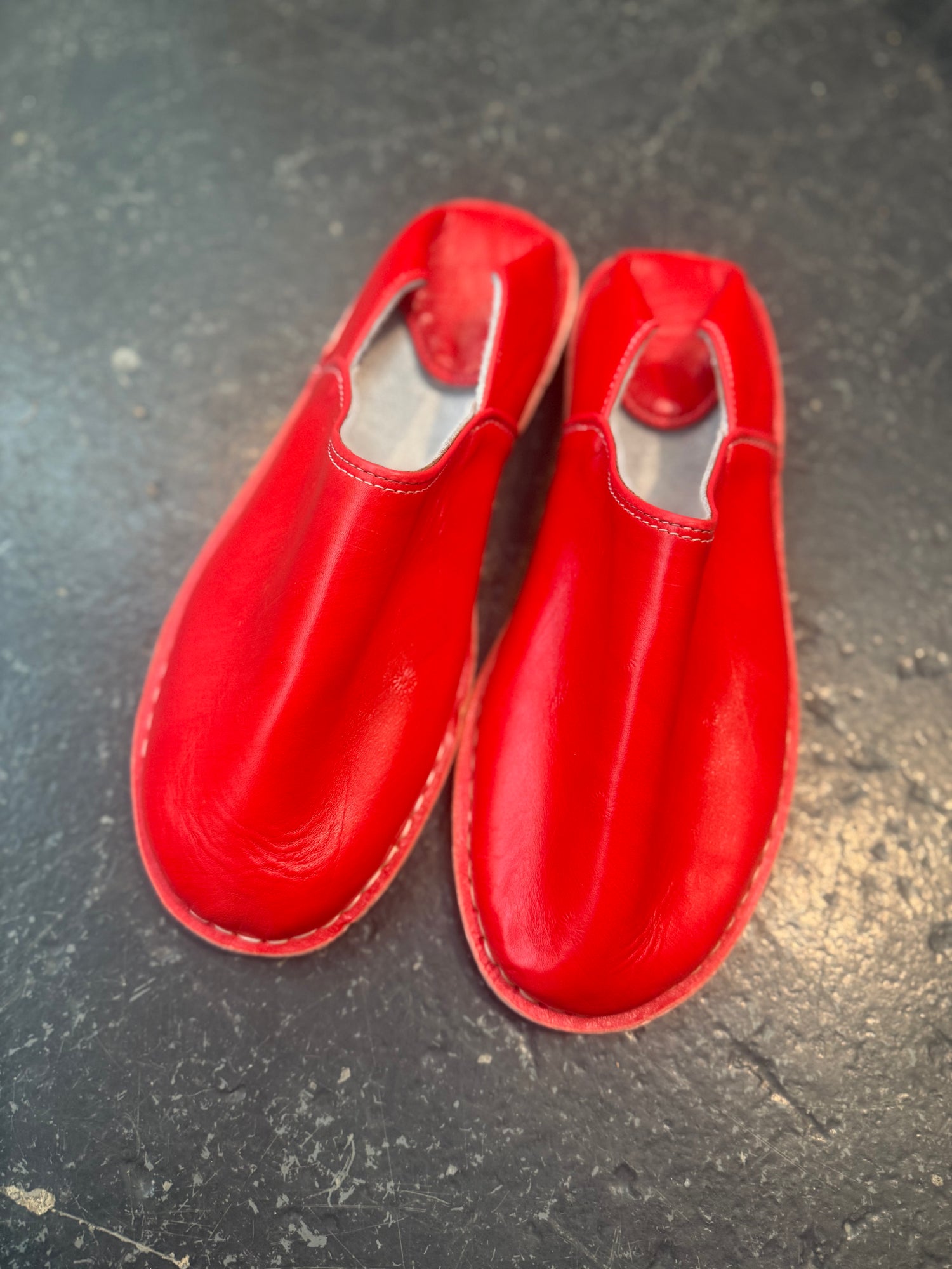 Slipper Shoes Red SP007
