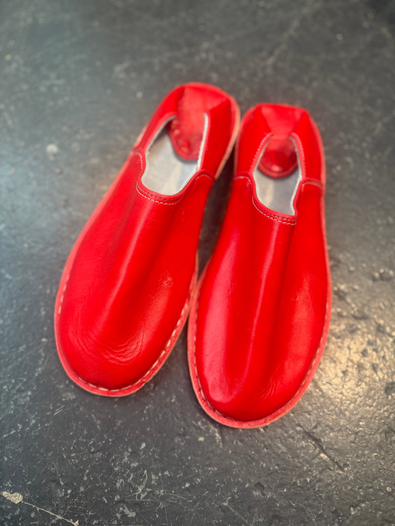 Slipper Shoes Red SP007
