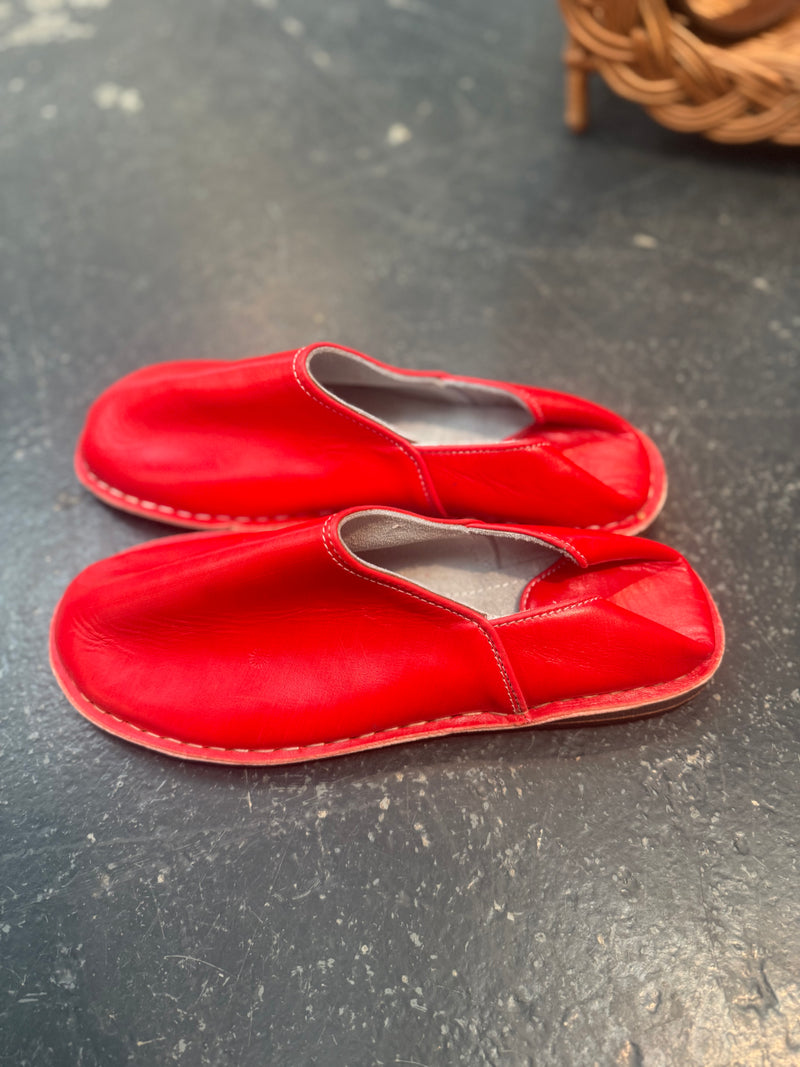 Slipper Shoes Red SP007