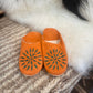 Slipper Shoes Orange & green SP008