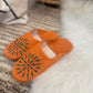 Slipper Shoes Orange & green SP008