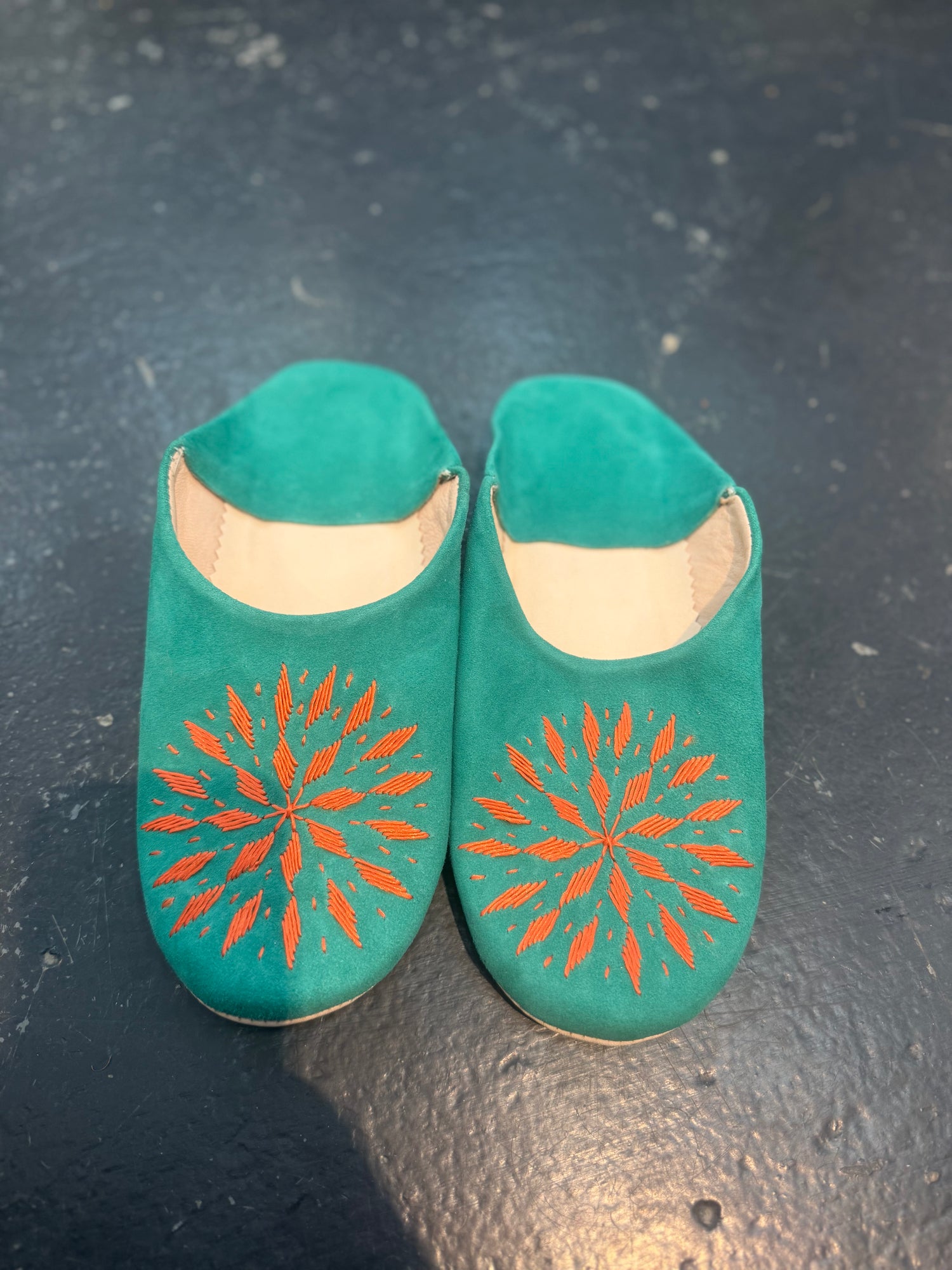 Slipper Shoes Green SP009