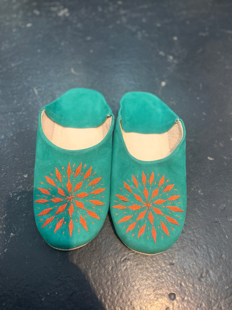 Slipper Shoes Green SP009