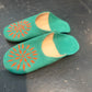 Slipper Shoes Green SP009