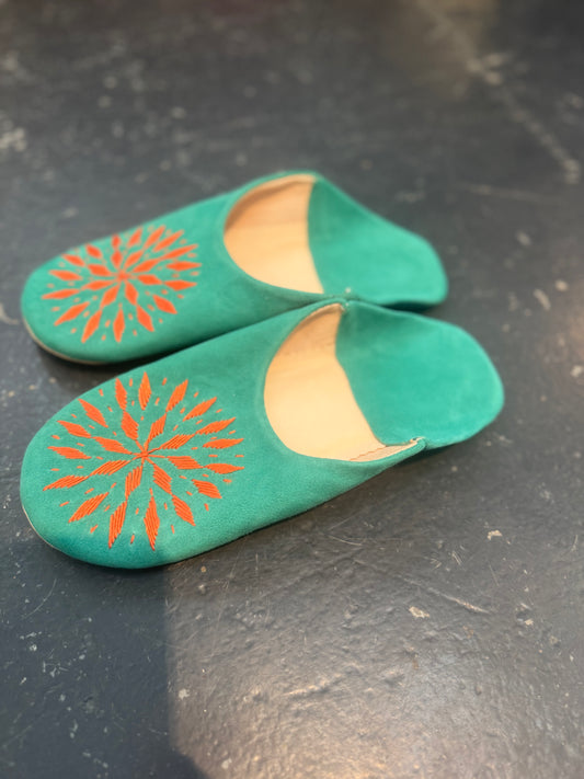 Slipper Shoes Green SP009