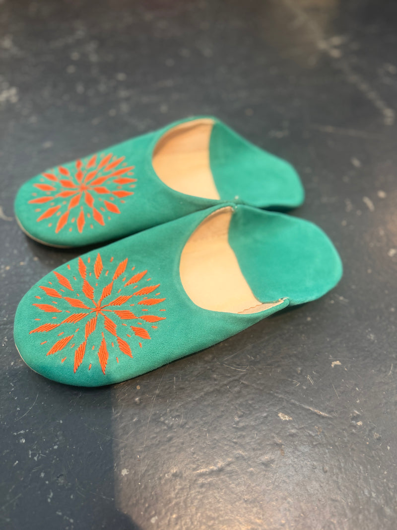 Slipper Shoes Green SP009