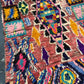 RUAZ072 - "Flower Garden" 1980's Azilal Rug