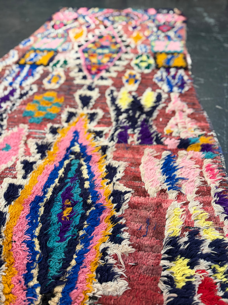 RUAZ072 - "Flower Garden" 1980's Azilal Rug