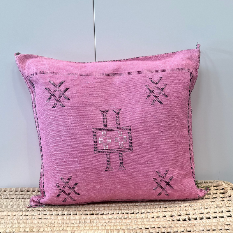 Moroccan Cactus Silk Cushion CUCS077