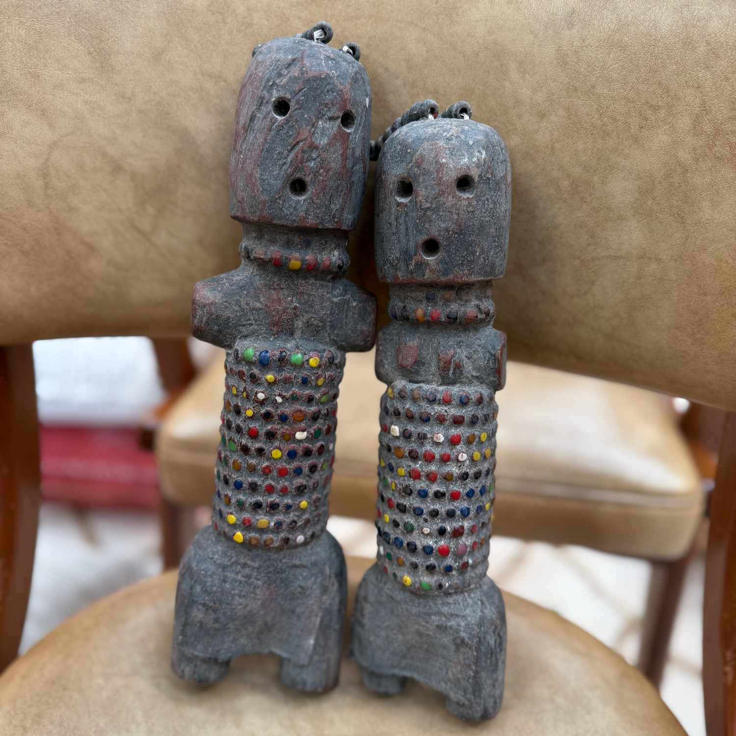 ZD11 - Pair of Antique Zambian Dolls