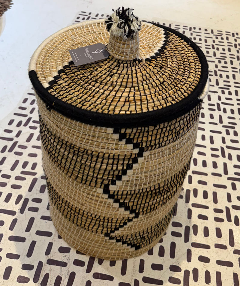 Hand Woven Laundry Basket HWBK030