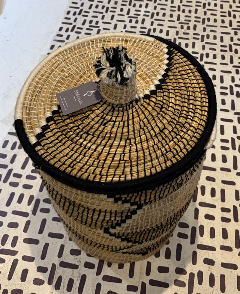 Hand Woven Laundry Basket HWBK030
