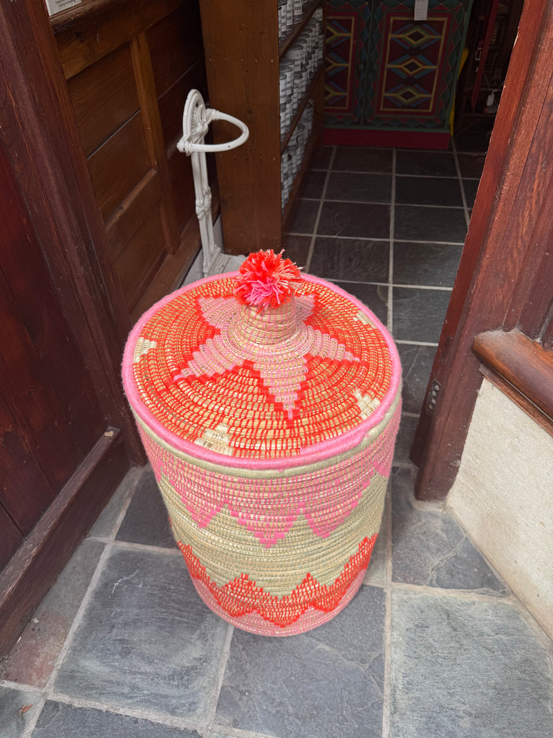 Hand Woven Laundry Basket HWBK033
