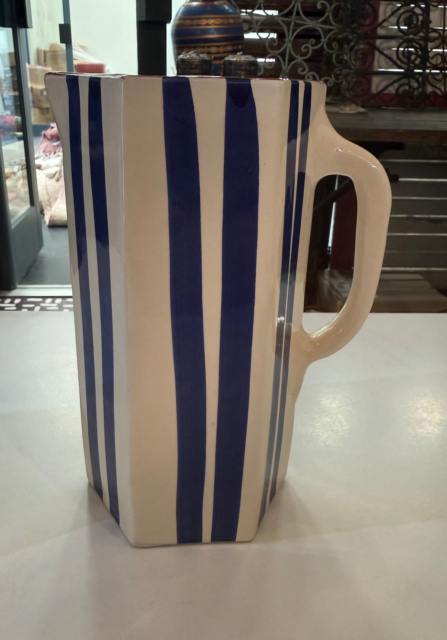 ⁠Hand-Painted Ourika Jug - JUG11