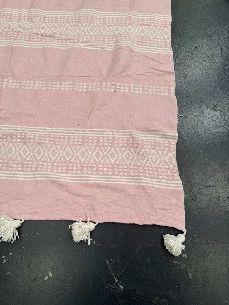 Pom Pom Blanket - Pink BLPP028
