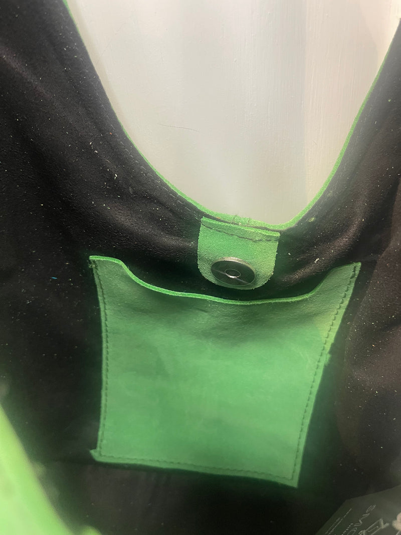 BAG106 - Handmade Soft suede handbag