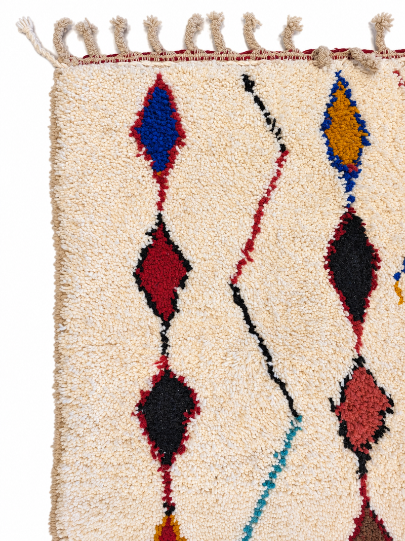 "Garlands Forever" Contemporary Beni Ourain Rug RUB095
