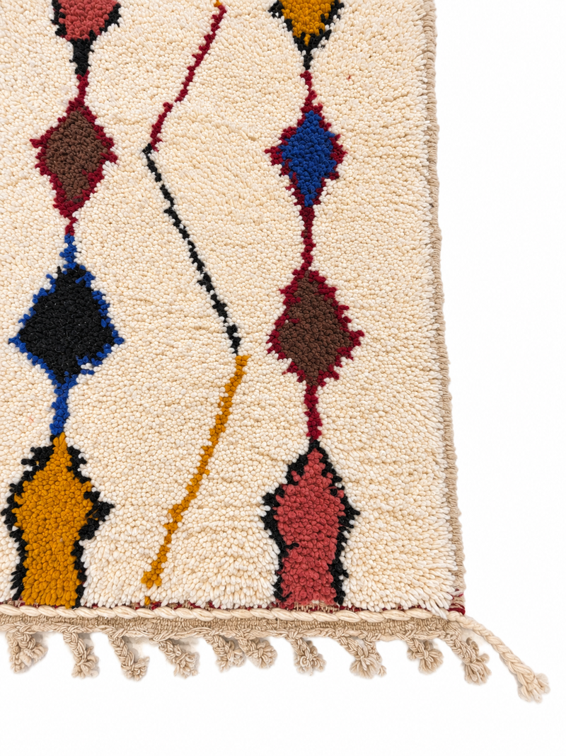 "Garlands Forever" Contemporary Beni Ourain Rug RUB095