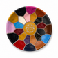 Mini Leather Pouffe - Multi Colour POLP081