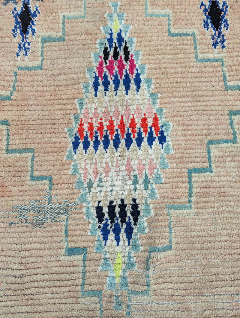 "Bustling Bazaar" Antique Azilal Rug RUAZ008