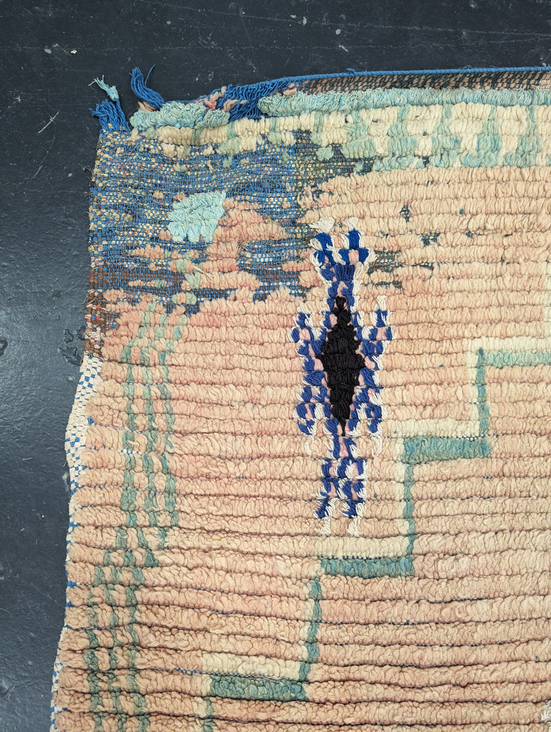 "Bustling Bazaar" Antique Azilal Rug RUAZ008