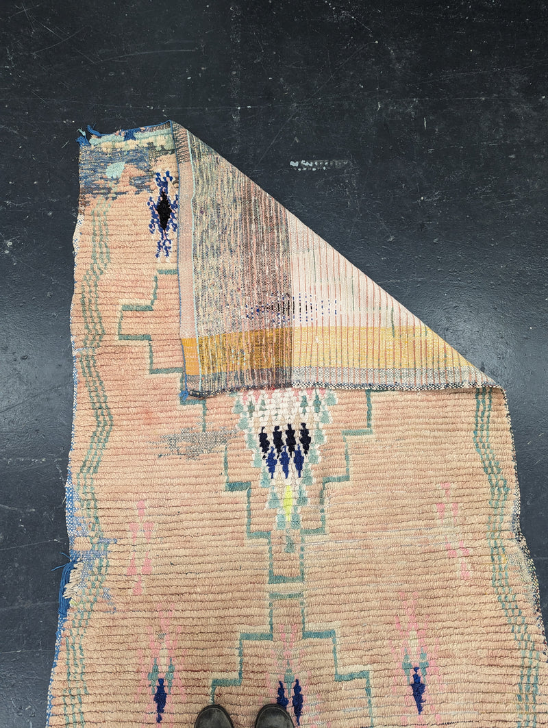 "Bustling Bazaar" Antique Azilal Rug RUAZ008