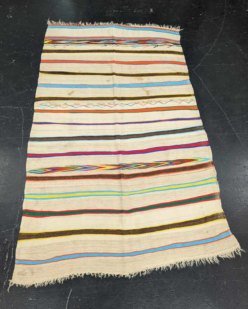 "Neon Stripes" 1970's Saharan Blanket BLSH003