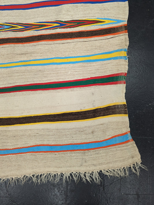 "Neon Stripes" 1970's Saharan Blanket