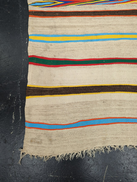 "Neon Stripes" 1970's Saharan Blanket
