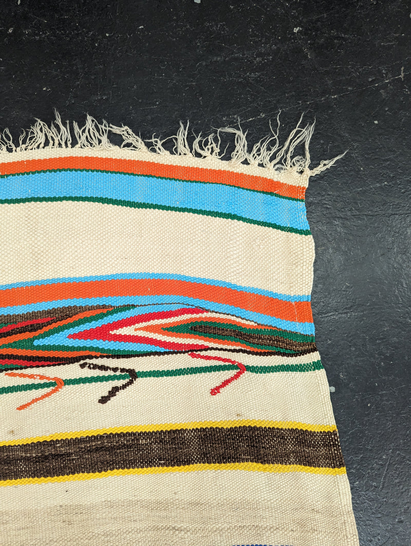 "Neon Stripes" 1970's Saharan Blanket BLSH003