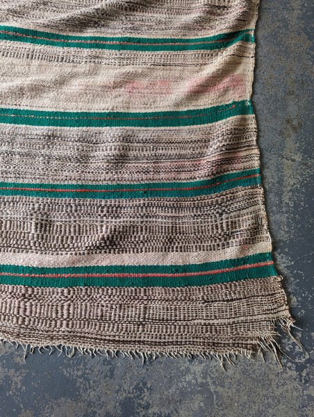 "Emerald Bands " 1970's Saharan Blanket