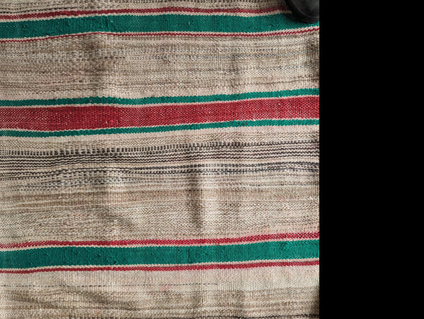"Emerald Bands " 1970's Saharan Blanket