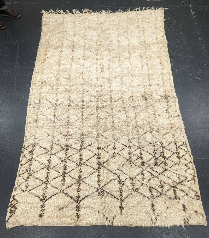 "Buttermilk" Antique Beni Ourain Rug RUBO017