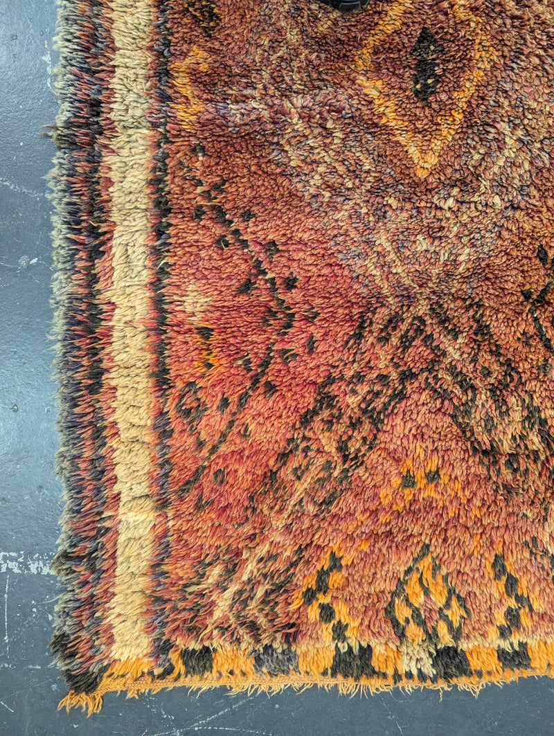Orange Melange' - Antique Boujaad Rug RUBJ005