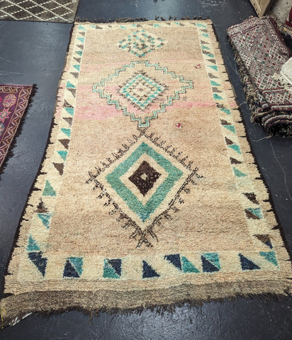 'Feel the Fizzle' Vintage Rug