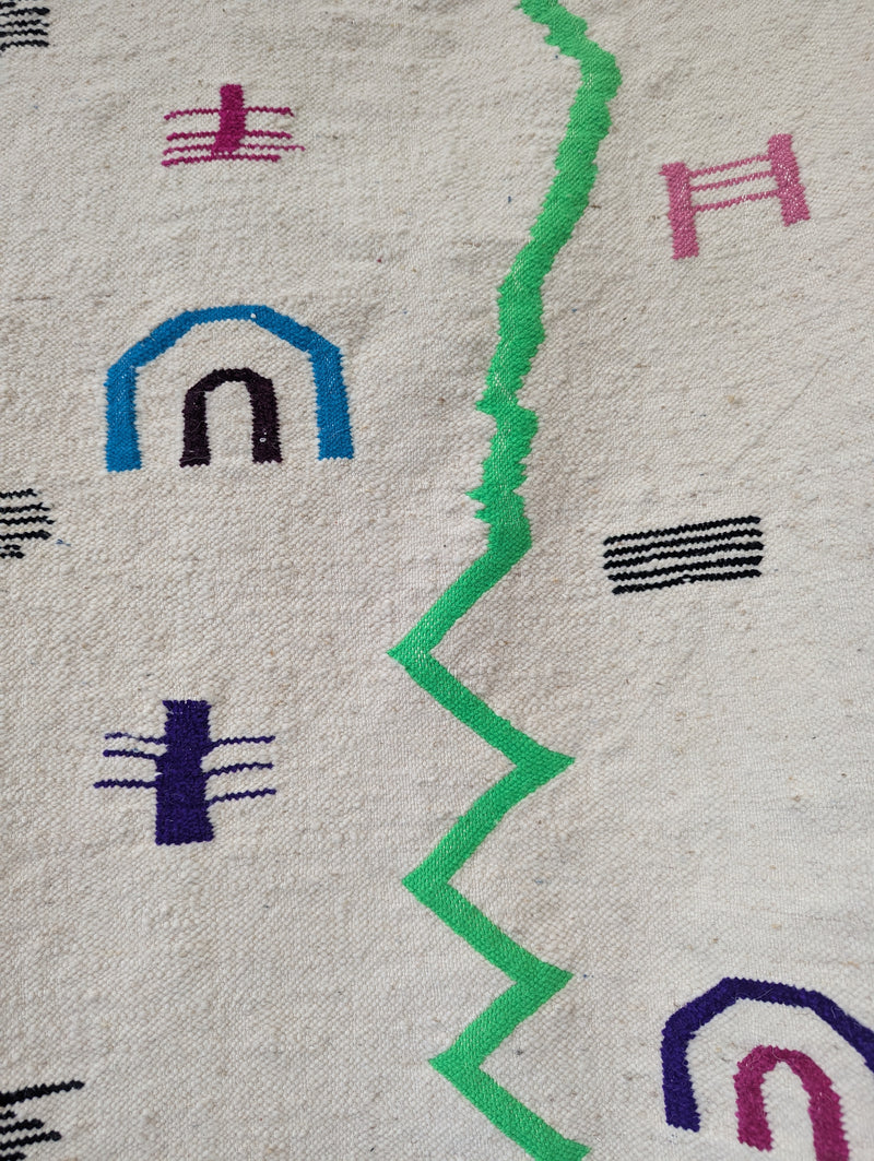 Whadzm ‘Rainbow’ flatweave kilim RUKM001