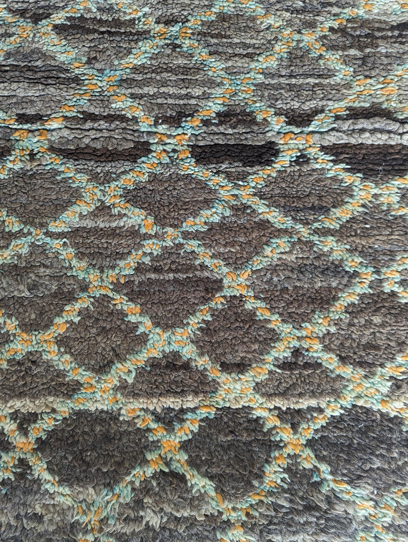 "Moleskin Beehive" Antique Azilal Runner RUAZ011