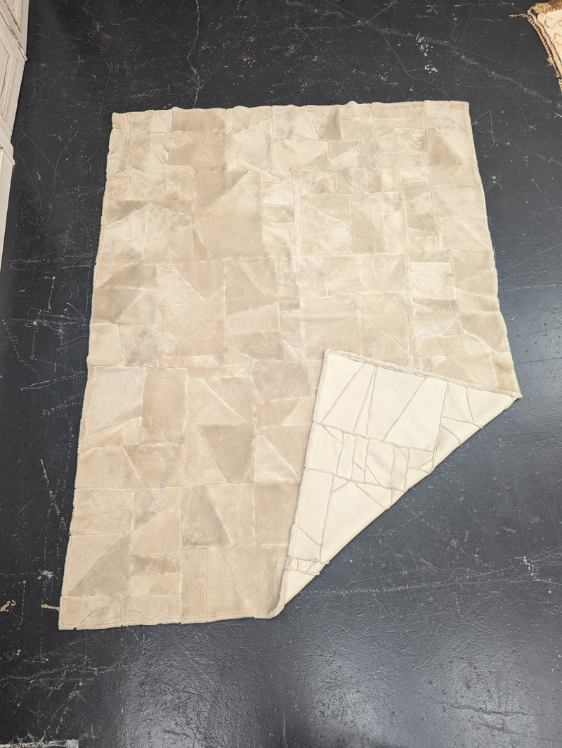 Patchwork Sheepskin Throw/Rug - Large BLSP001