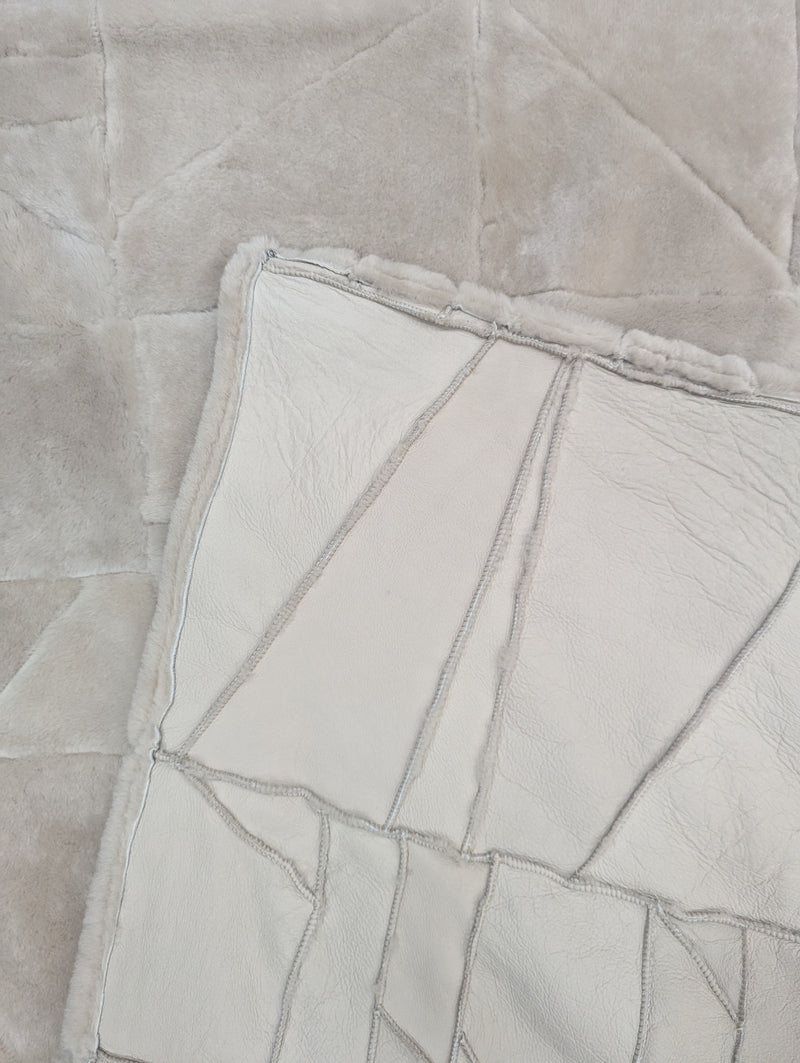 Patchwork Sheepskin Throw/Rug - Medium