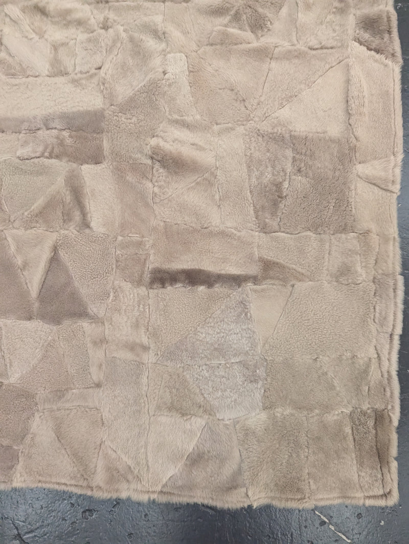 Patchwork Sheepskin Throw/Rug - Medium