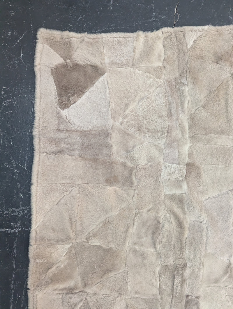 Patchwork Sheepskin Throw/Rug - Medium