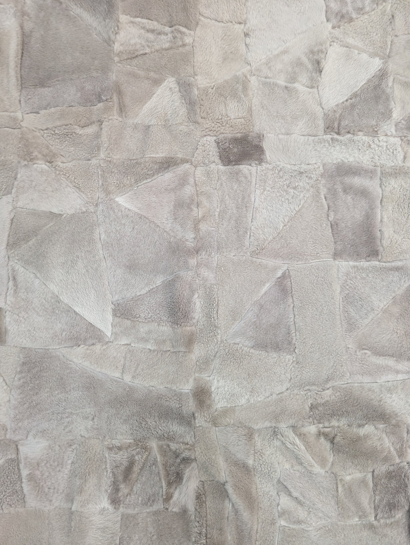 Patchwork Sheepskin Throw/Rug - Medium