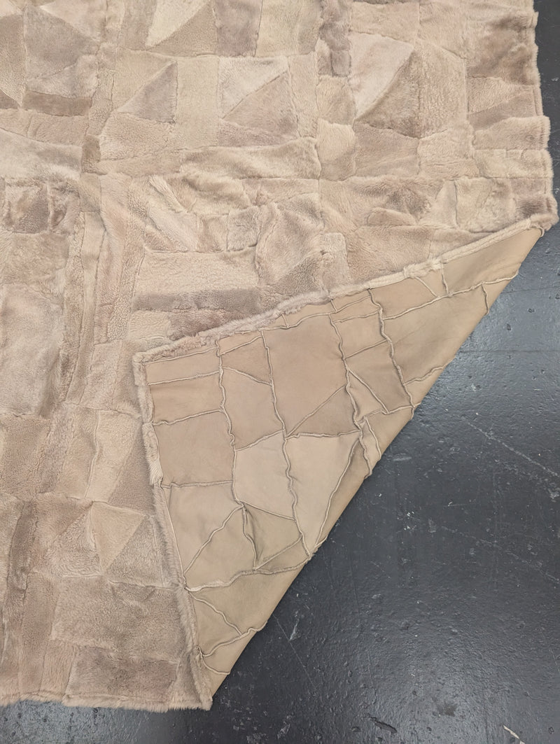 Patchwork Sheepskin Throw/Rug - Medium