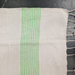 'Kaouki' Hammam Towel - Lime stripe band 3 - BL-HT-004