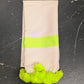 'Fez' Pompom 'Fouttas' Neon Lime Hammam Towel BLHT011