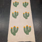 Hand Tufted Pom Pom Blanket - Cactus Flower BLPP125