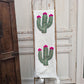 Hand Tufted Pom Pom Blanket - Cactus Flower BLPP123