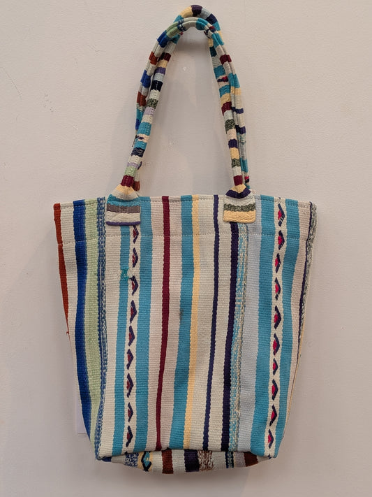 'Sea Breeze' Vintage Moroccan Picnic Blanket Shopper BAG101